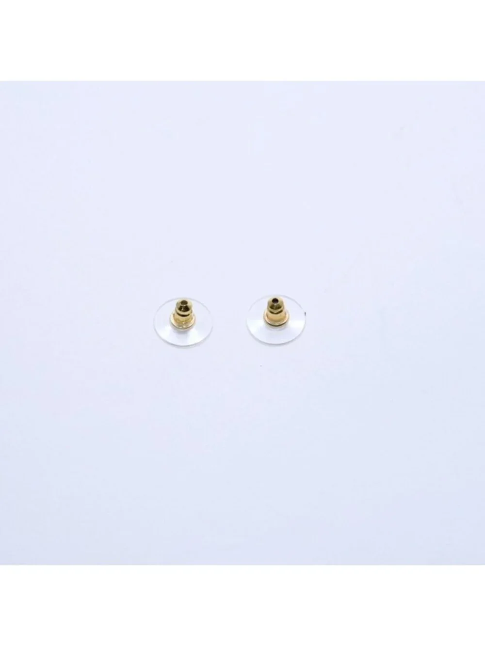 Chanel Earrings CC Logo Star Color Stone Light Gold